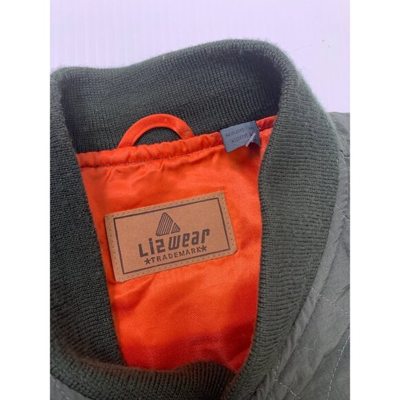 Vintage Lizwear Quilted Bomber Jacket Women's M - Picture 3 of 3